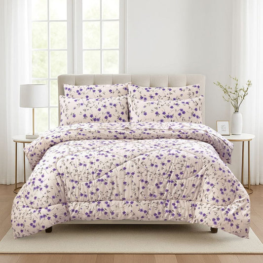 Purple Floral - Comforter - Mas Signature (Tulips)