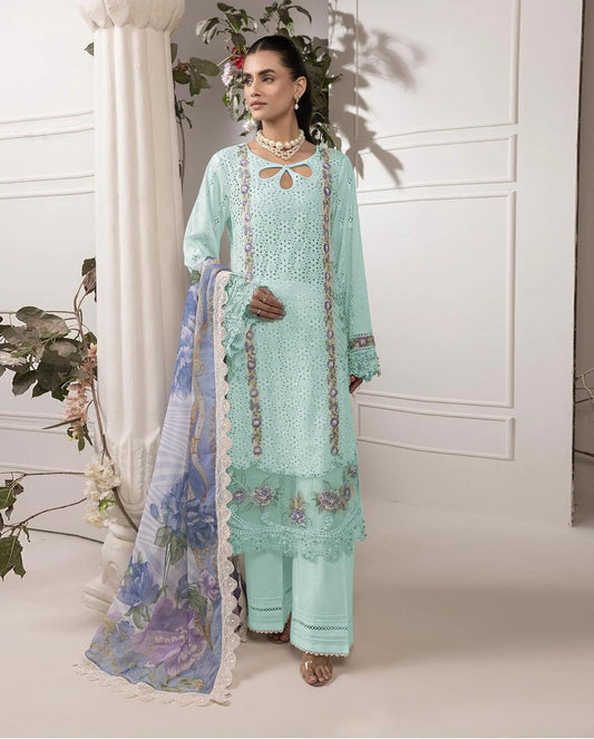 Maria-B  Lawn Hit Code Aqua Suit