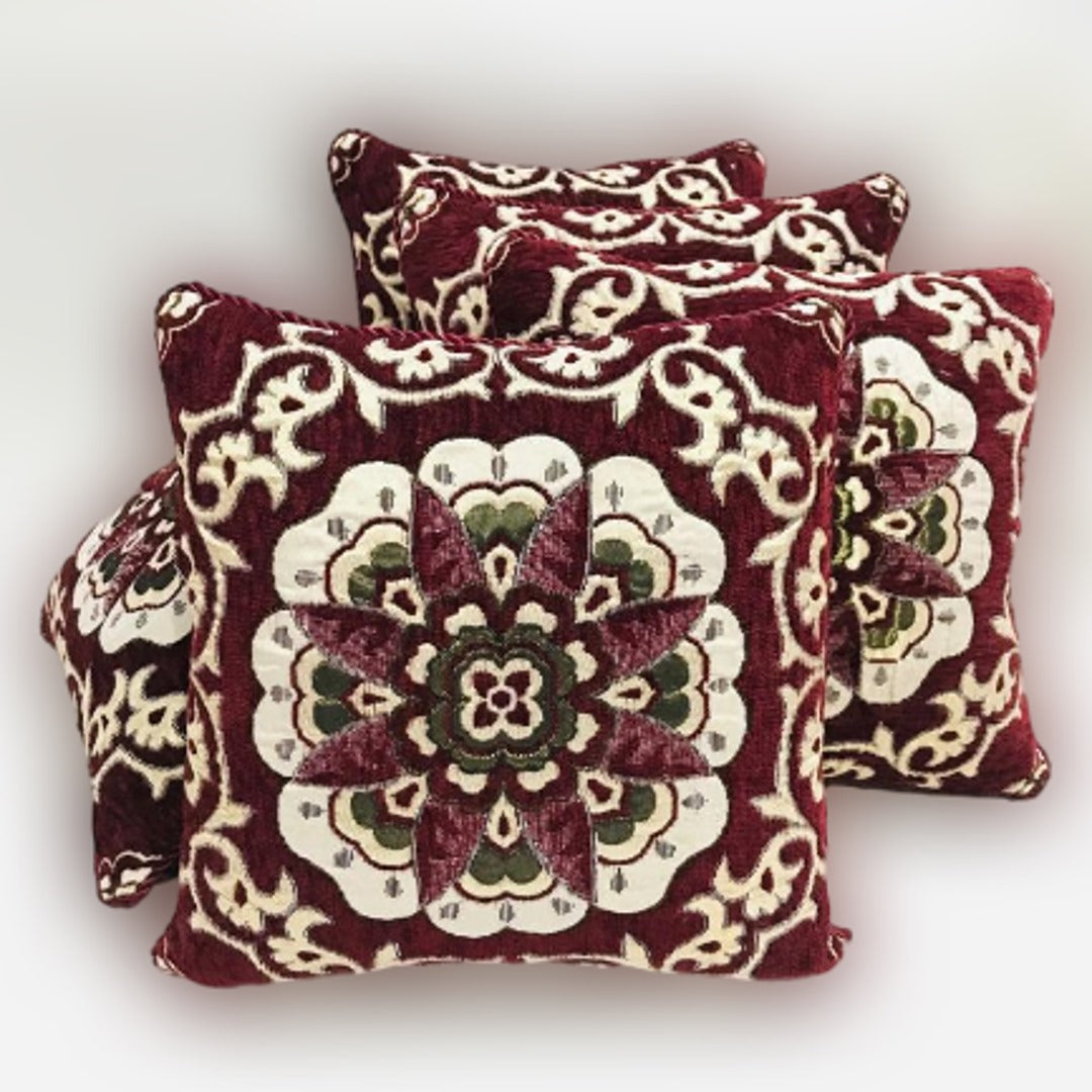 5 Pcs Velvet Cushion Covers Set