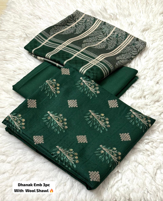 BAREEZE DHANAK EMBRIODERY Suit - 9