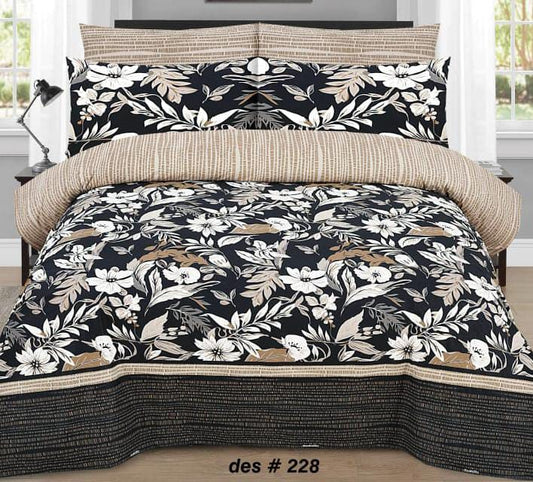 King Size Cotton Stuff Bedsheets Set