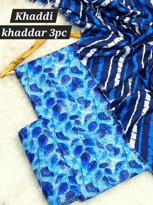 KHADDI 3 Peice khaddar Suit-1