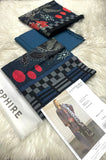 Original 3 Peice Lawn Suit -10 (Shappire)