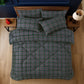 British Checked Green - Comforter - Mas Signature (Tulips)