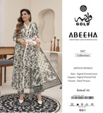 Original Waniya Gold Lawn 3 Peice