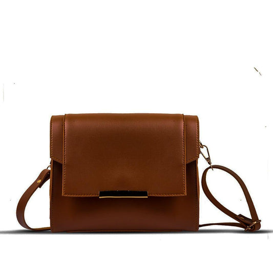 Stylish Brown Woman's Crossbody Bag