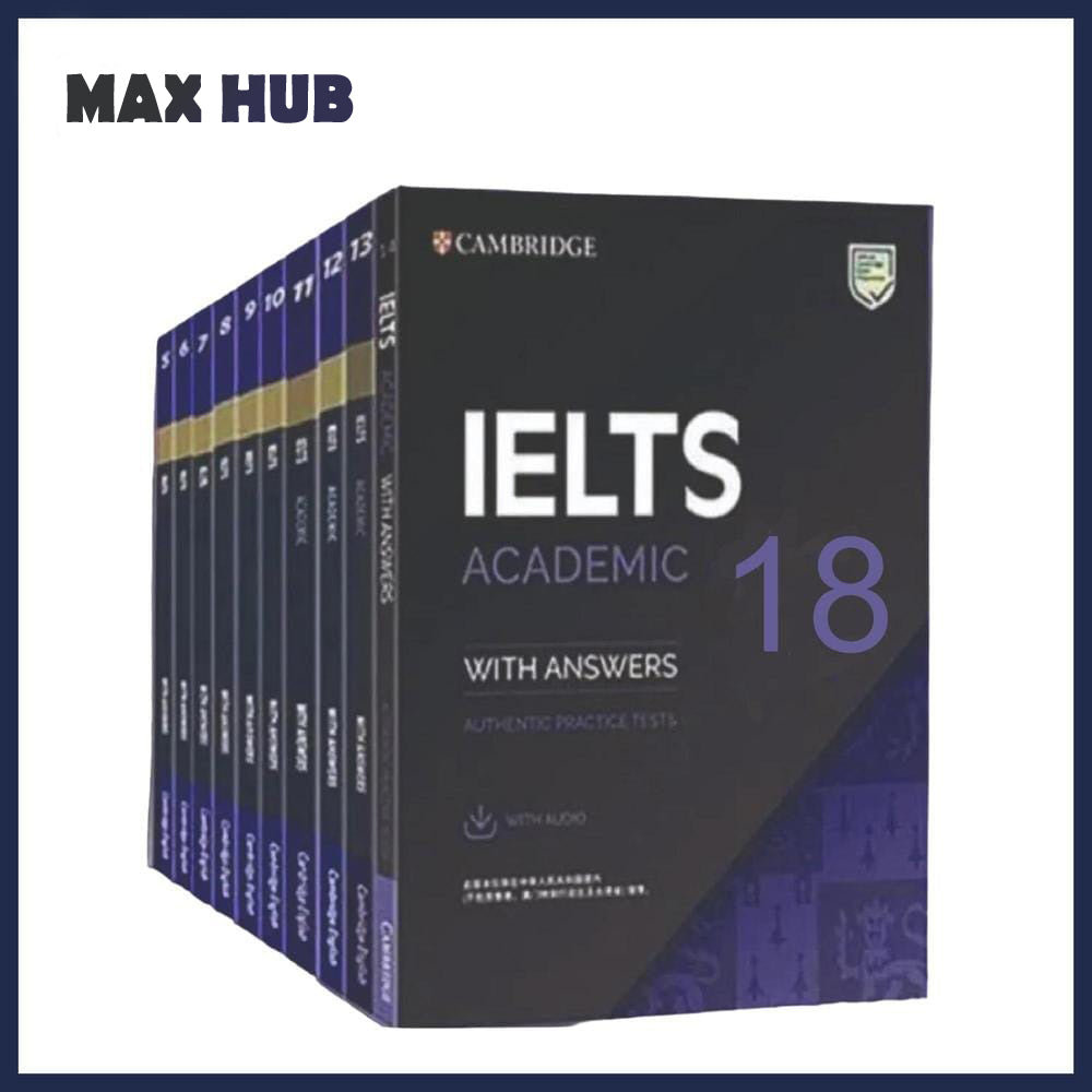 Cambridge IELTS academic 18 Books Set With CD Link