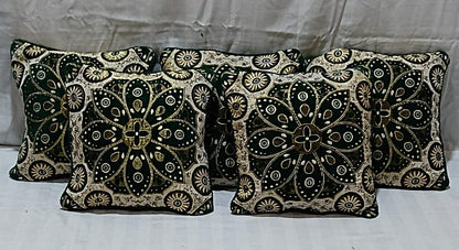 5 Pcs Velvet Cushion Covers Set