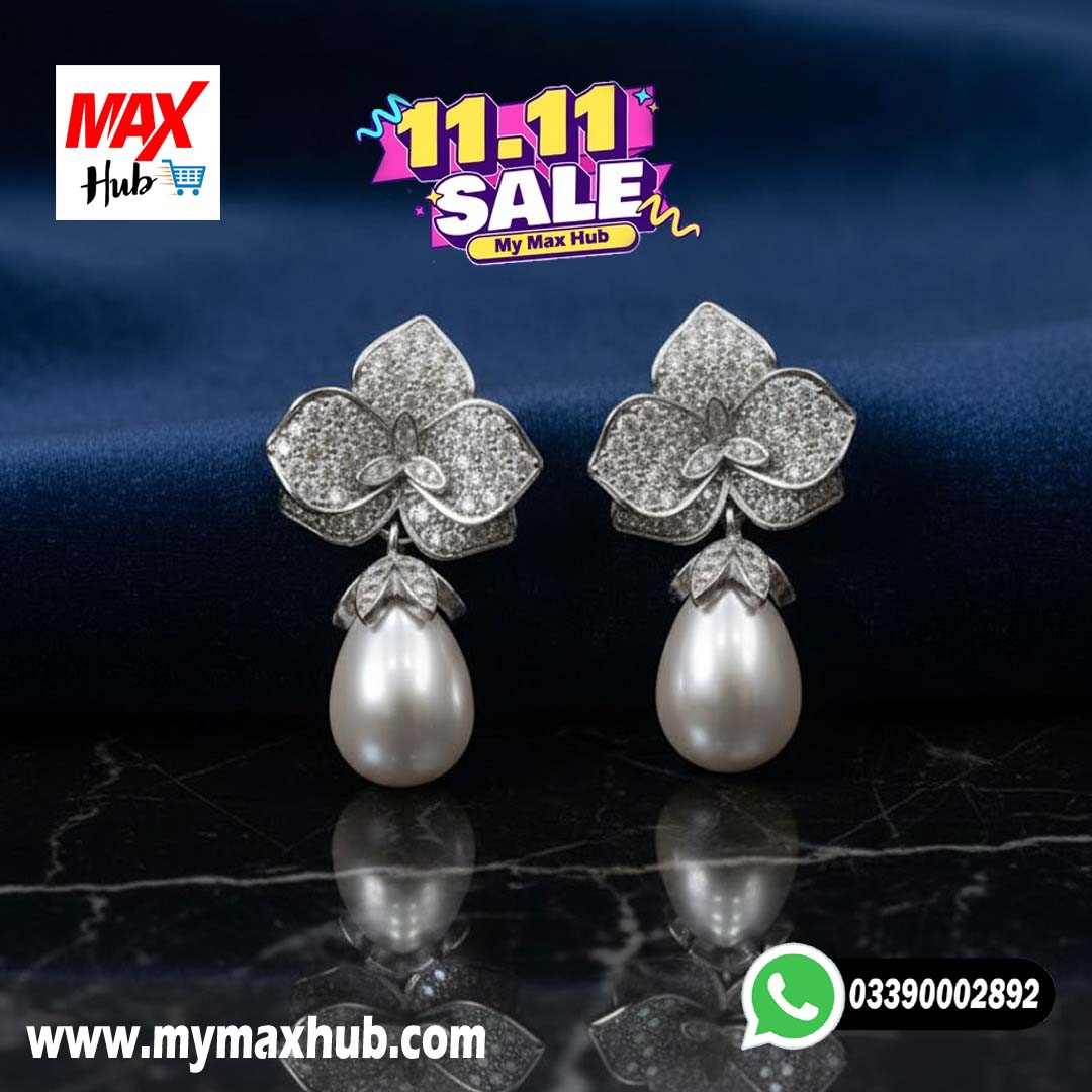 Elegant Silver Antique Earrings