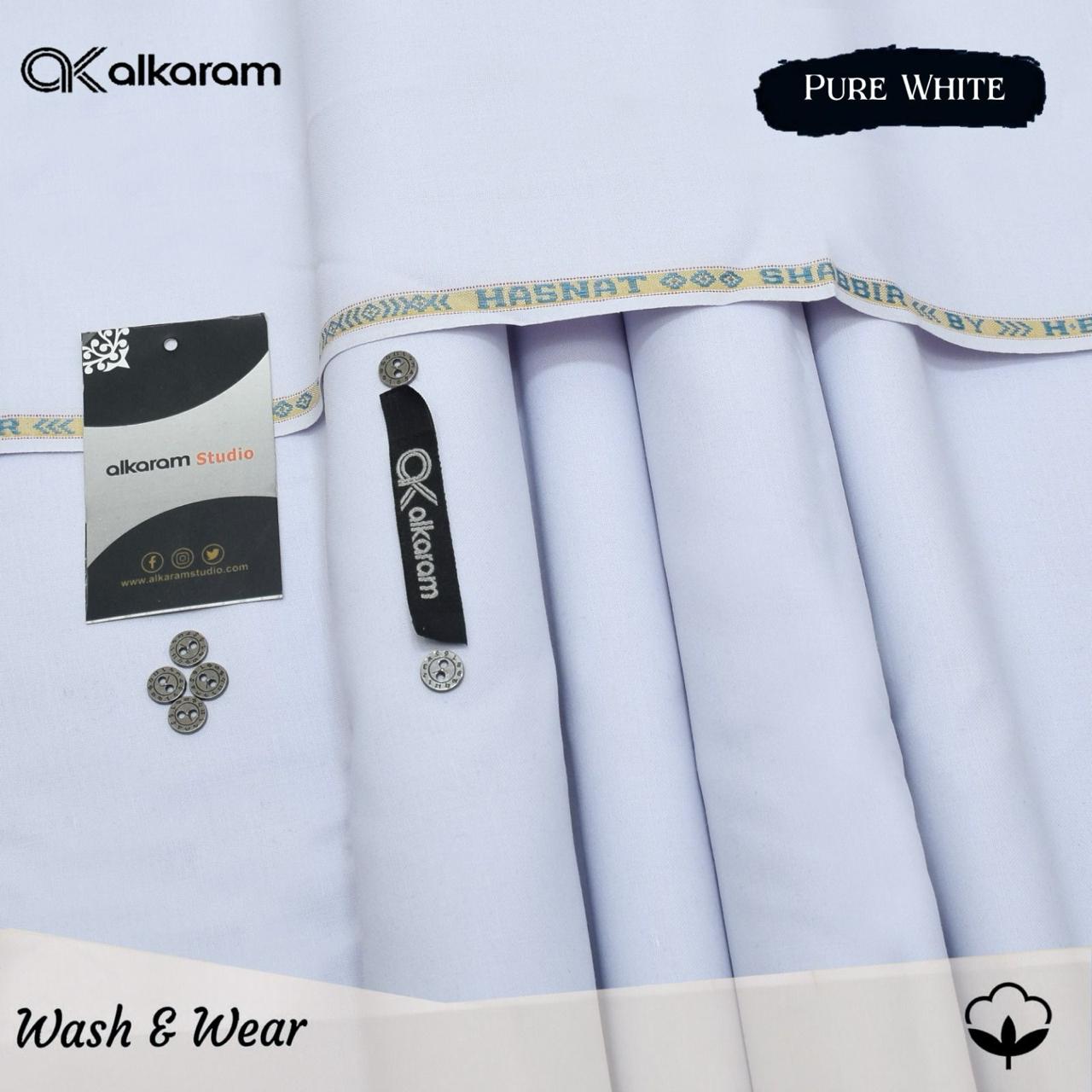ALKARAM Luxury SOFT FABRIC wash&wear