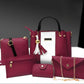 PU Leather Bag 5 Pcs Set - 4