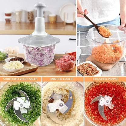 ABS Plastic 1 Pc Manual Food Chopper