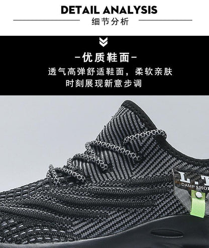 Men's Breathable Spring Shoes (Black) - Ship From Overseas