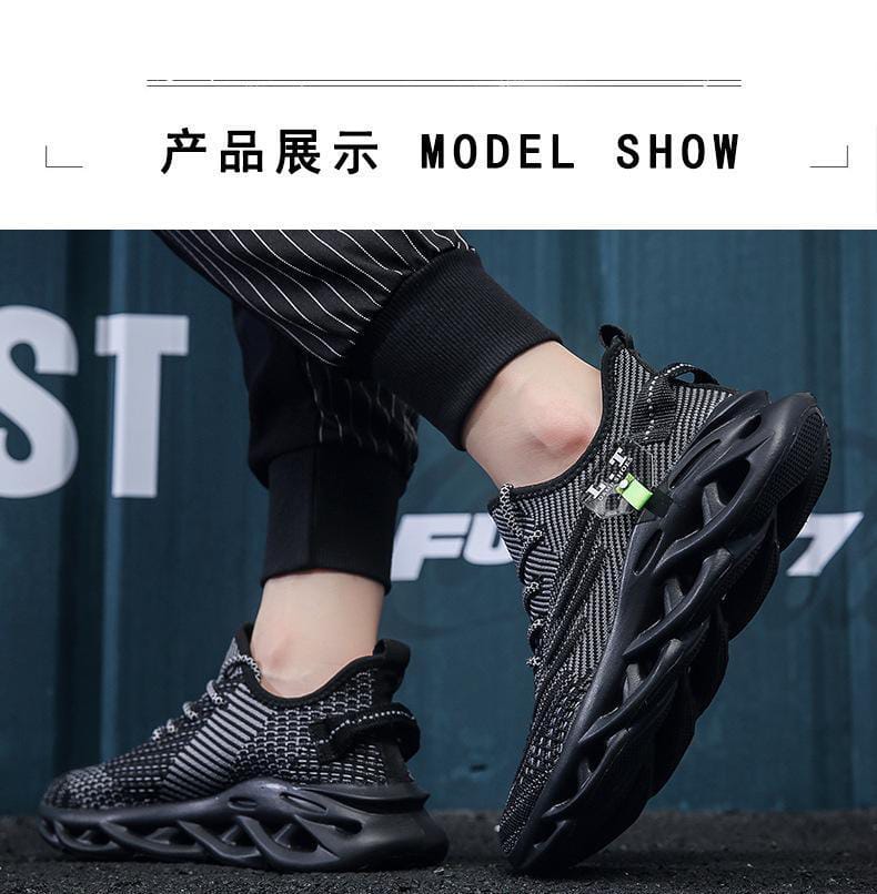 Men's Breathable Spring Shoes (Black) - Ship From Overseas