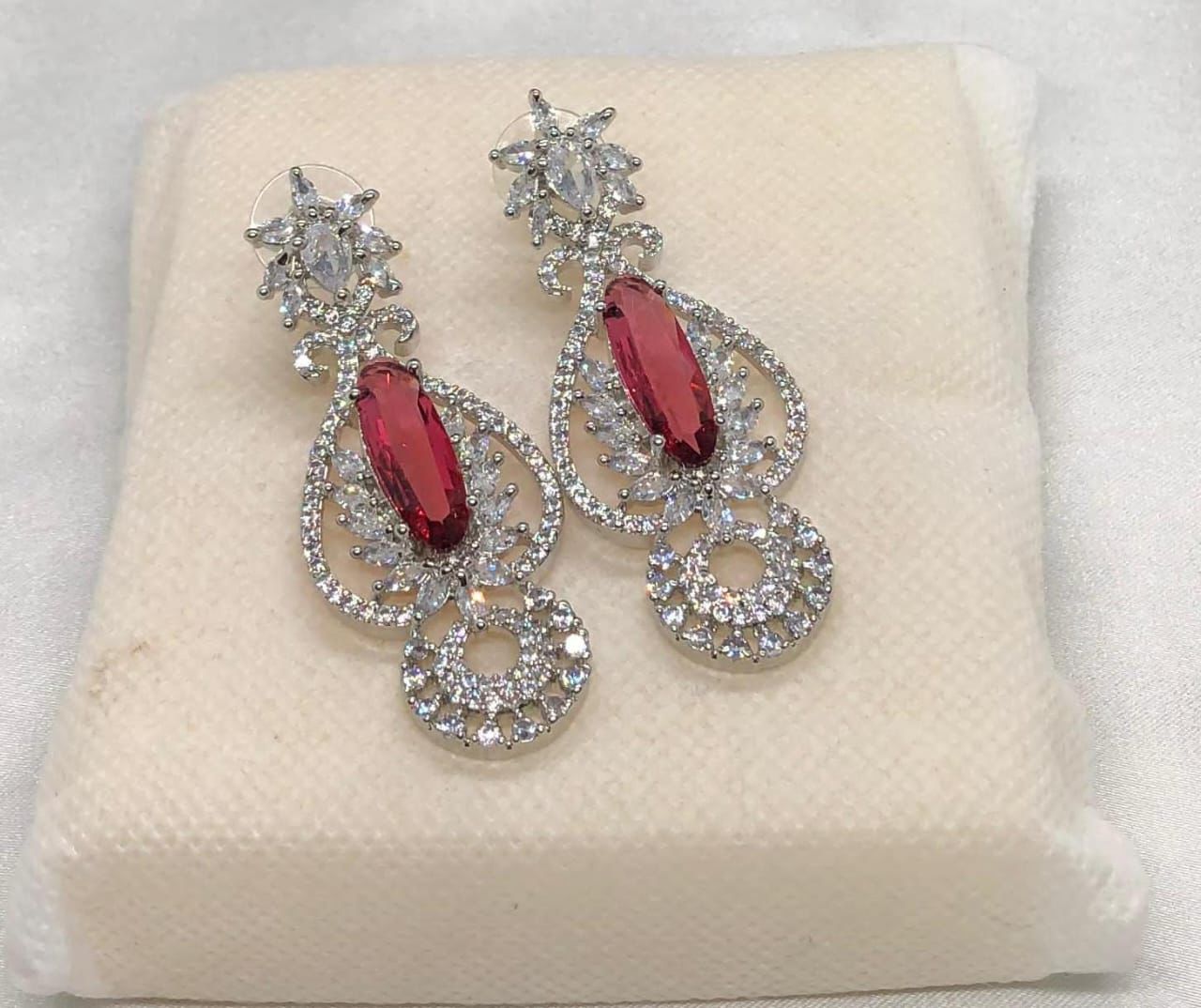 Indian Zircon Earrings - 02