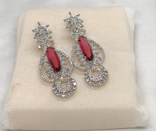 Indian Zircon Earrings - 02