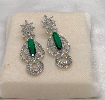 Indian Zircon Earrings - 02