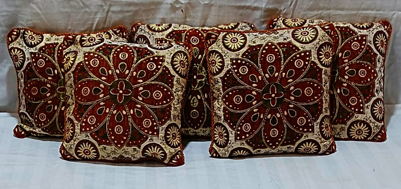 5 Pcs Velvet Cushion Covers Set