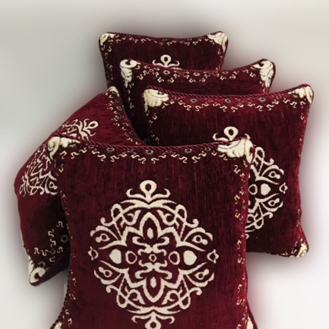 5 Pcs Velvet Cushion Covers Set