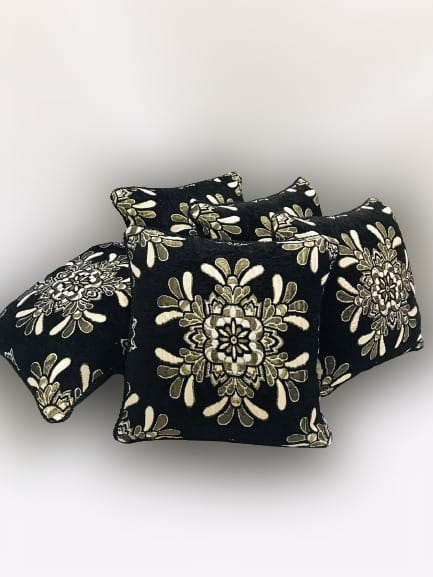 5 Pcs Velvet Cushion Covers Set