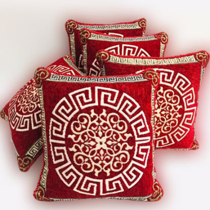 5 Pcs Velvet Cushion Covers Set