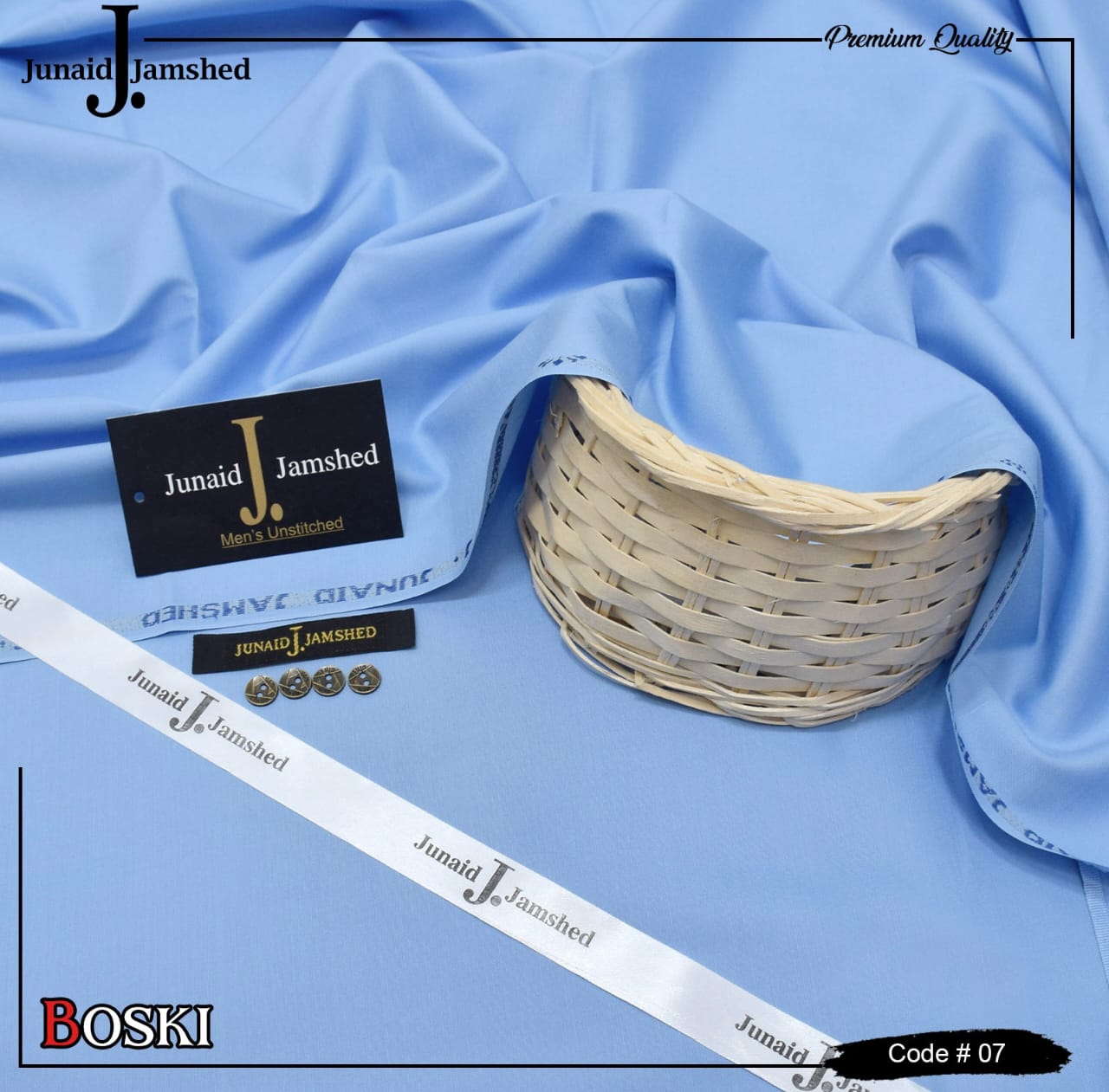 J. Junaid Jamshed Wash & Wear Boski
