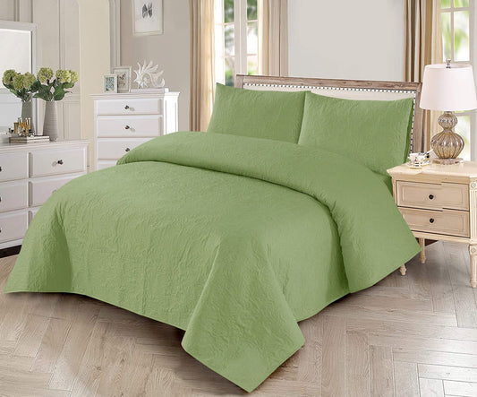 Green 3 pcs Comforter set
