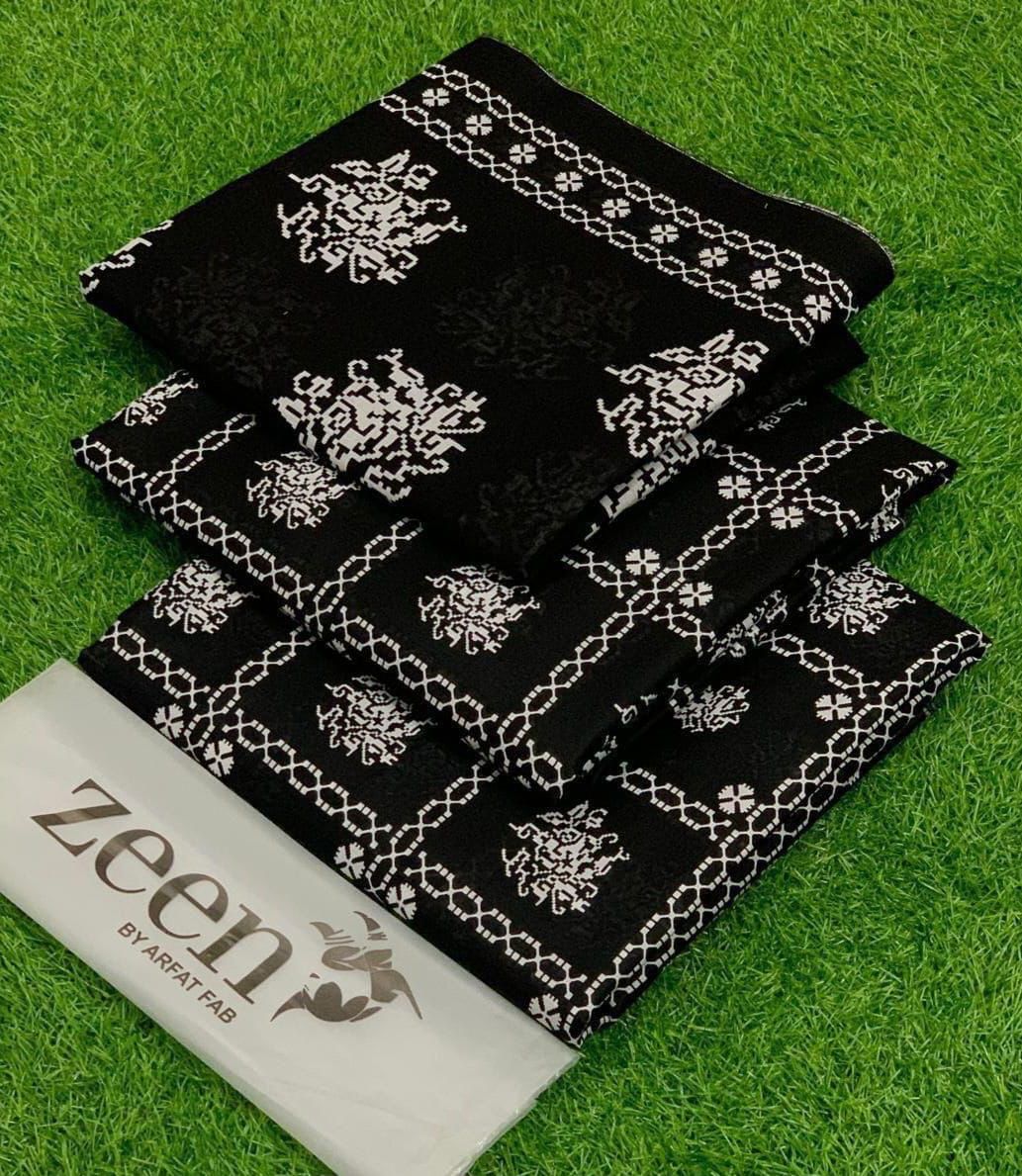 ZEEN LAWN 3P WITH ZARI & LAWN DUPPATA