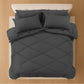 Charcoal - Comforter - Mas Signature (Tulips)