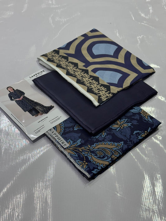 SAPPHIRE 💯 Original 3pc Printed Lawn Collection