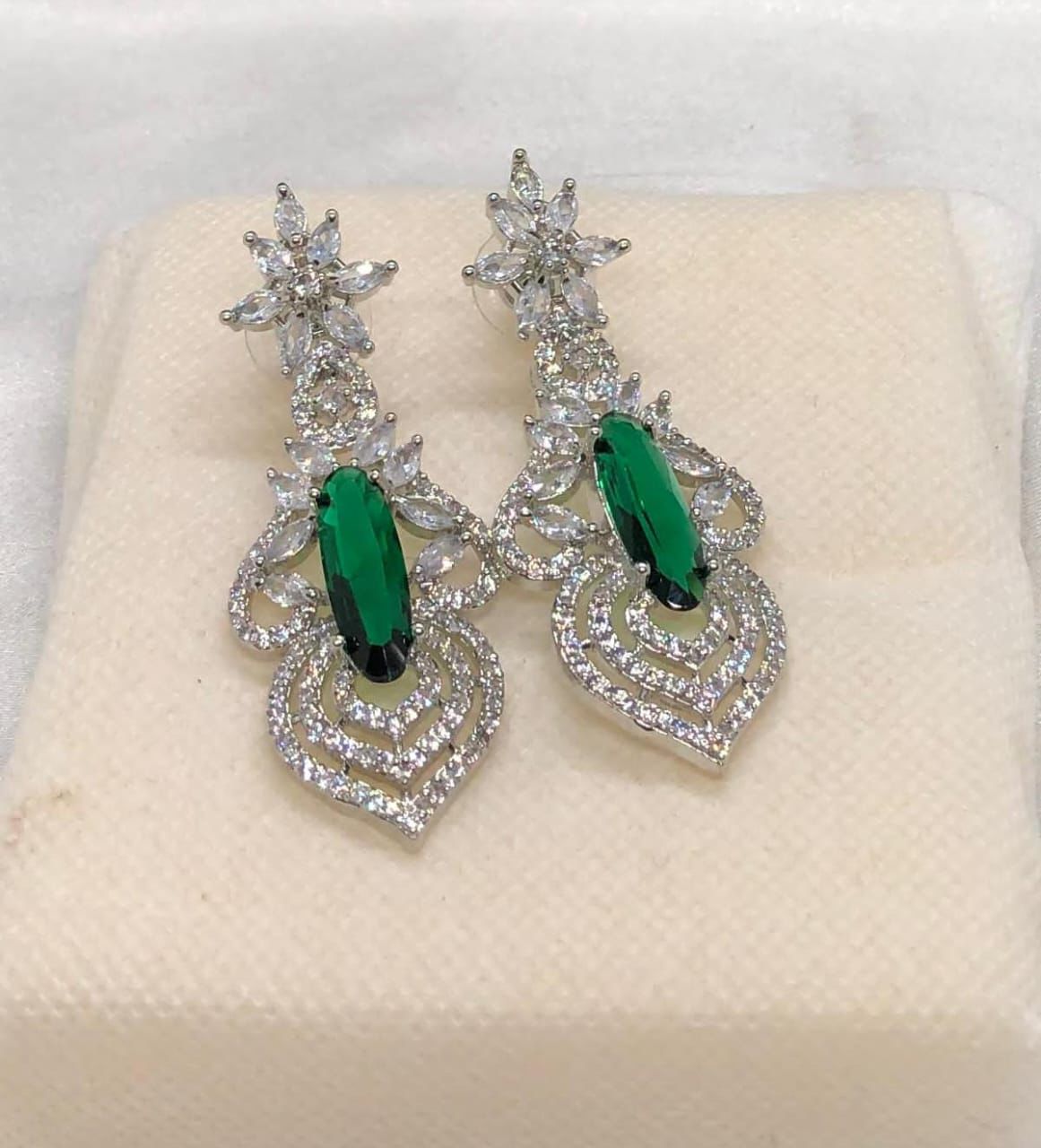 Indian Zircon Earrings - 03