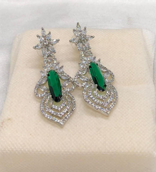 Indian Zircon Earrings - 03