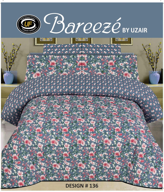 Bareeze Cotton Bedsheet