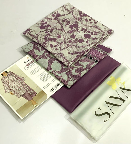 Saya Lawn 3 Pcs Suit -13