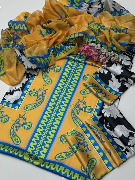 3pc Silk Suit-6