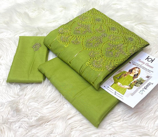 Tawakkal Fancy Linen Embroidery 2pc Collection - 2
