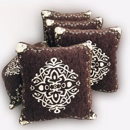 5 Pcs Velvet Cushion Covers Set