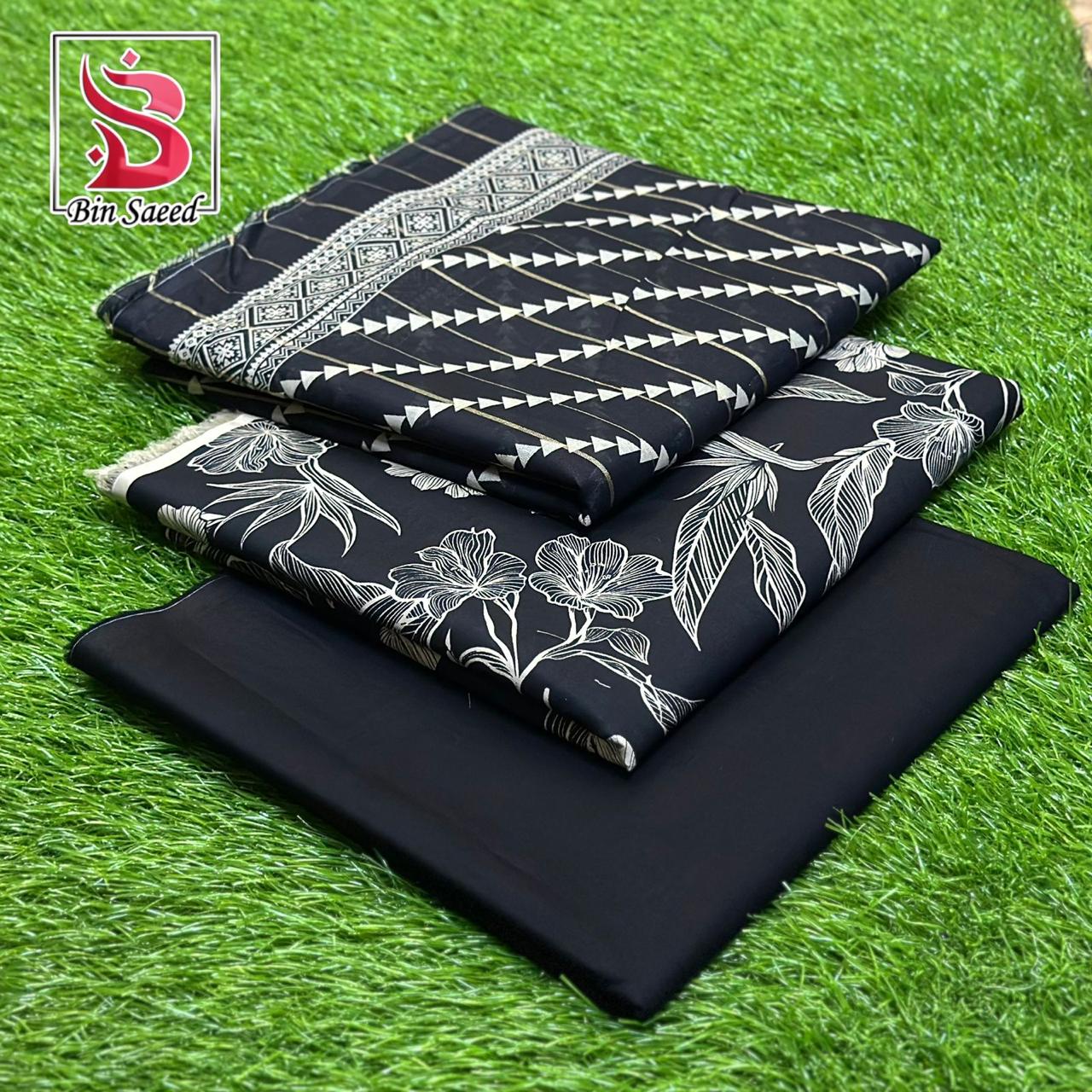 Bin Saeed Print Lawn Suit
