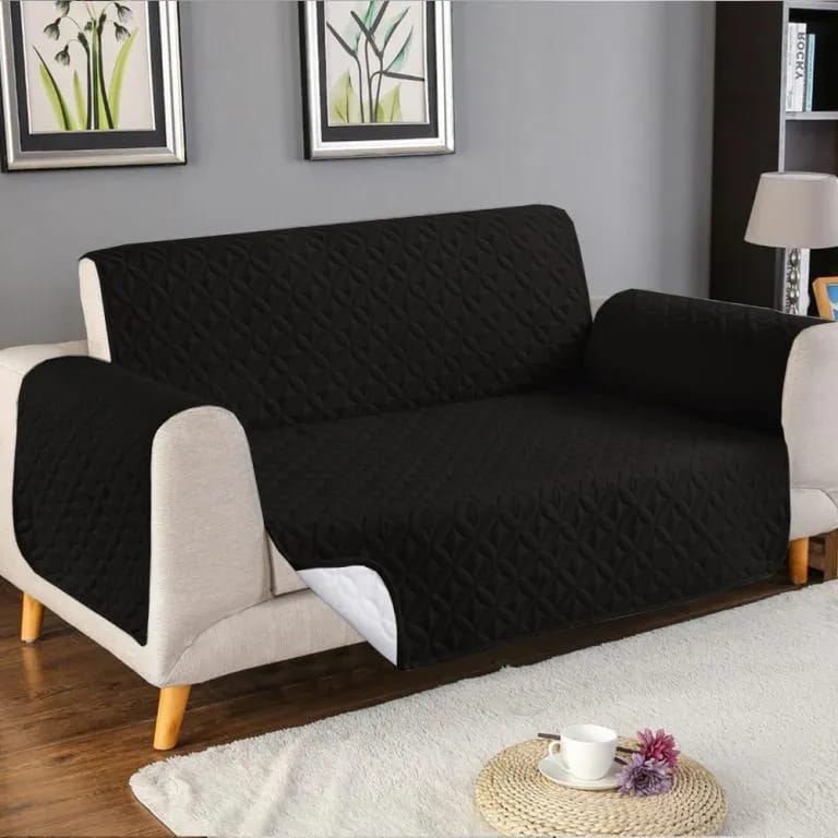 ULTRASONIC MICROFIBER SOFA COVER - 6 SEATER