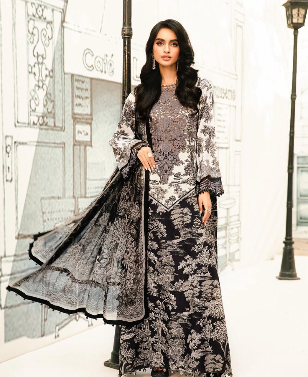 MARIA.B. Heavy embroidery Suit
