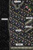 Black Suit Lawn 3Pcs