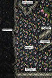 Black Suit Lawn 3Pcs