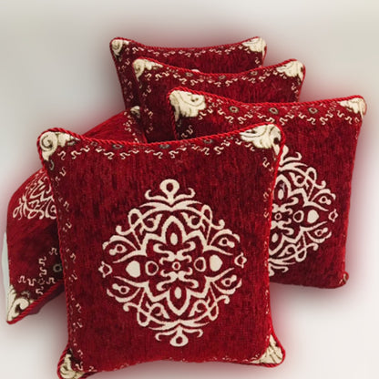 5 Pcs Velvet Cushion Covers Set