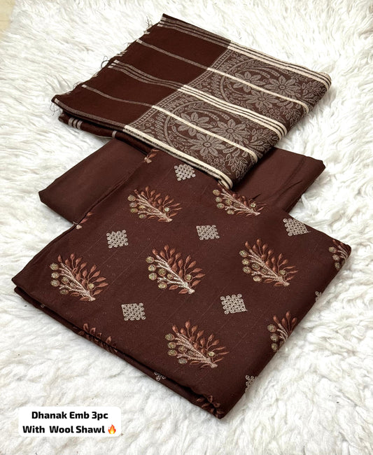 BAREEZE DHANAK EMBRIODERY Suit - 11