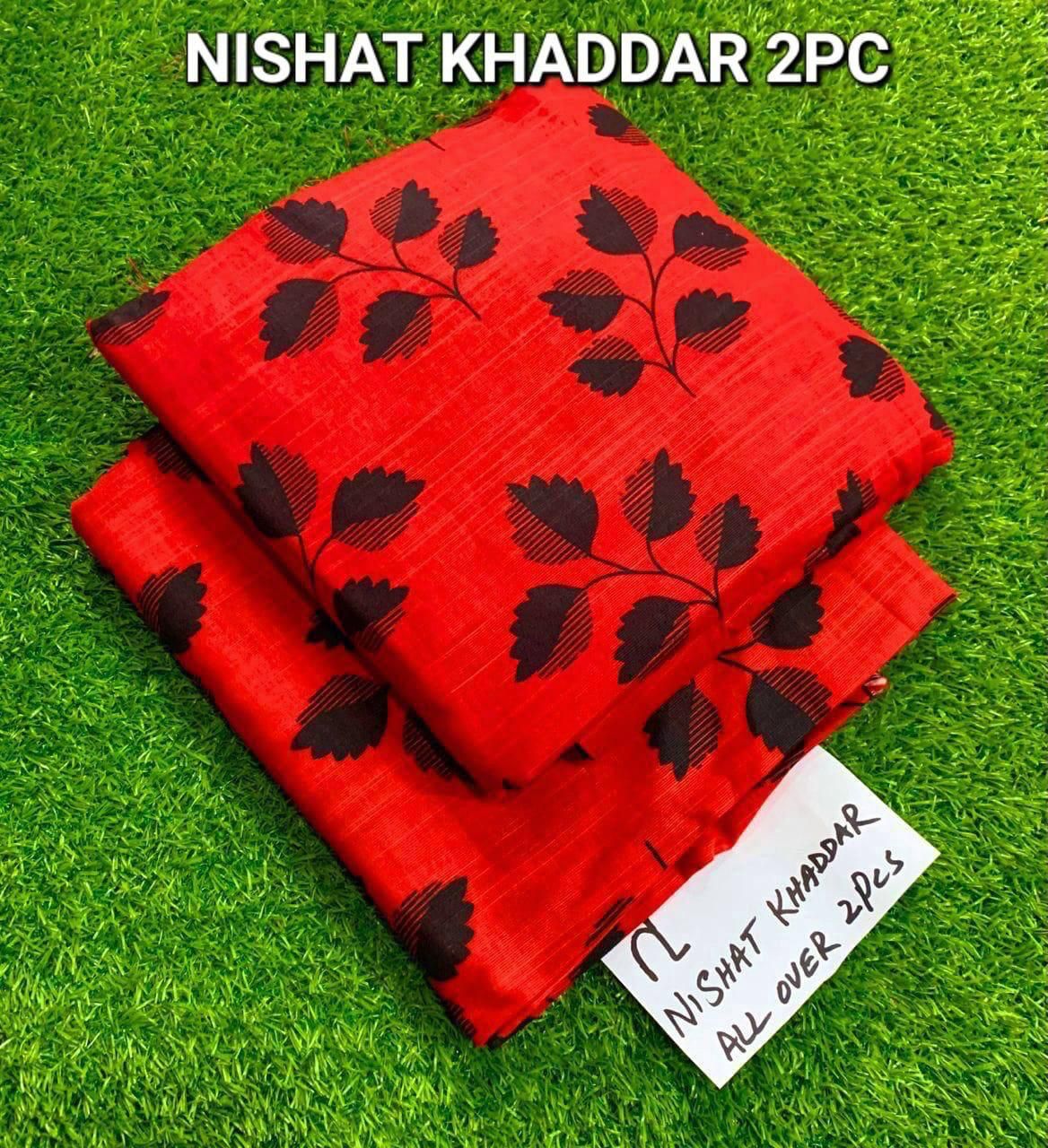 2 Pcs Khaddar Nishat Suiting Collection