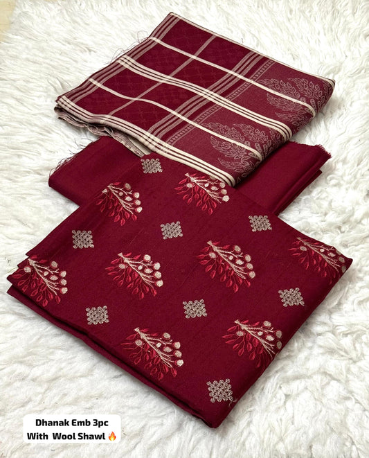 BAREEZE DHANAK EMBRIODERY Suit - 8