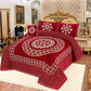 Ultra-Soft Velvet Jacquard 4-Pcs Luxury Bed Set – Premium Collection by My Max Hub