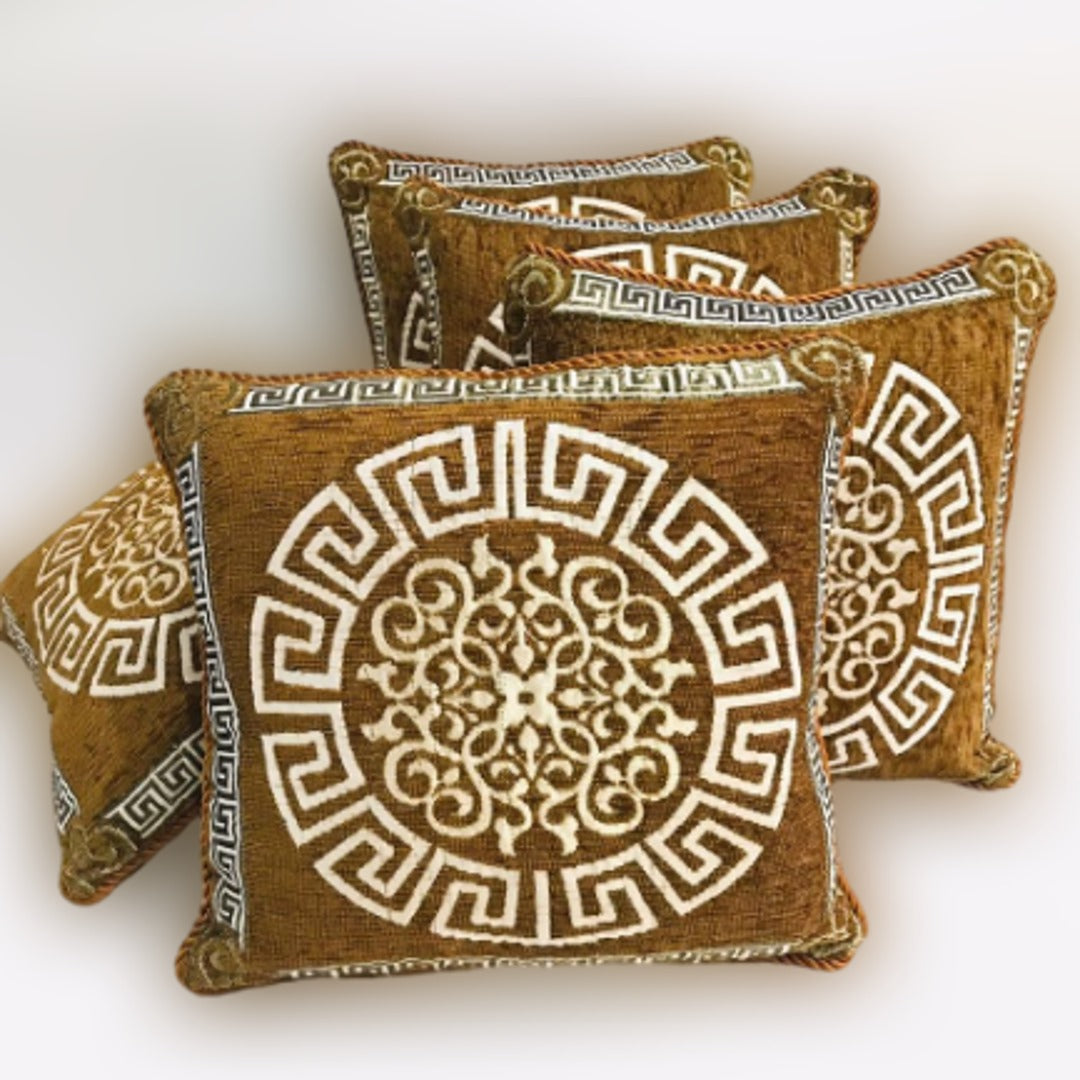 5 Pcs Velvet Cushion Covers Set