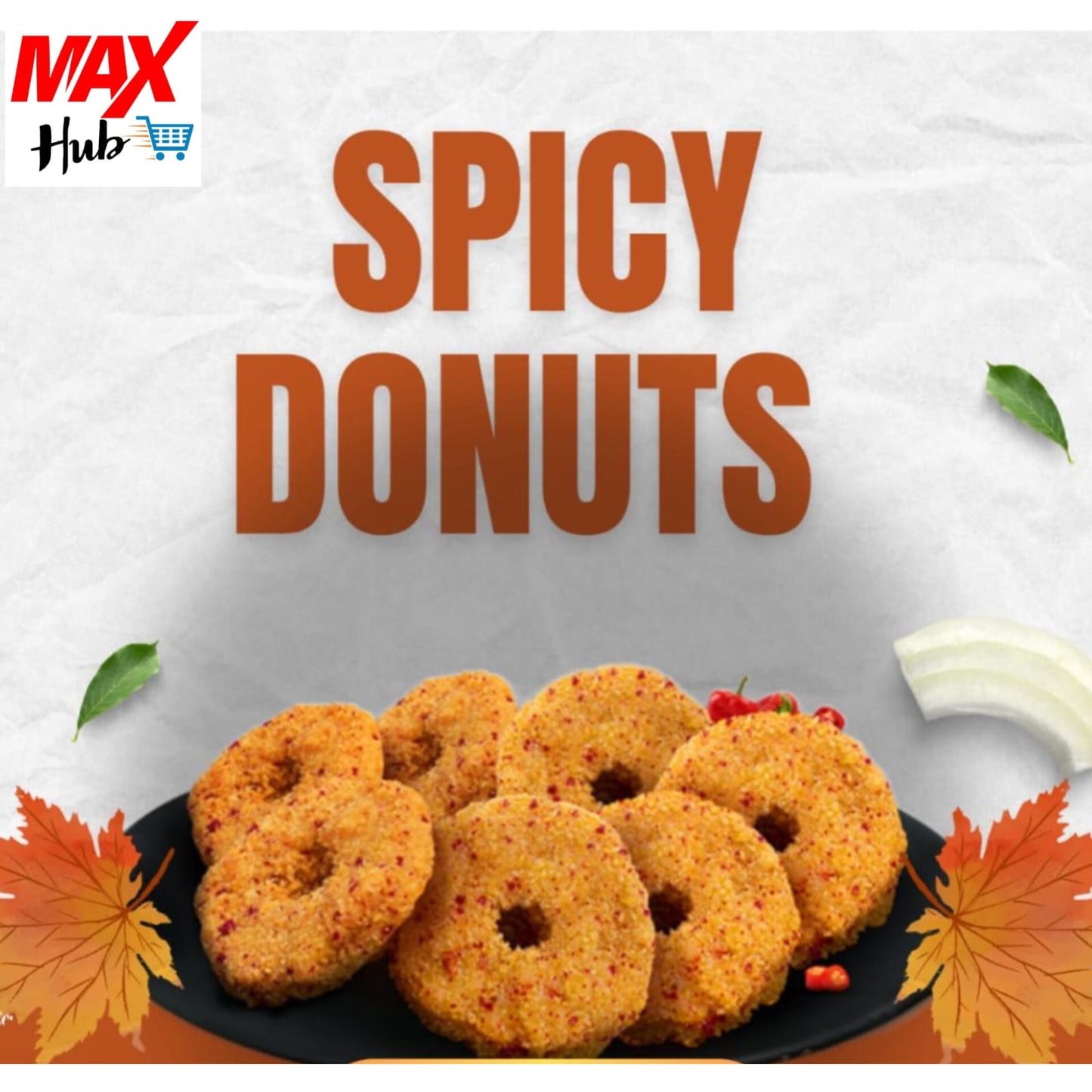 Spicy Chicken Donuts | 1 kg Value Pack (26 Pcs) - My Max Hub