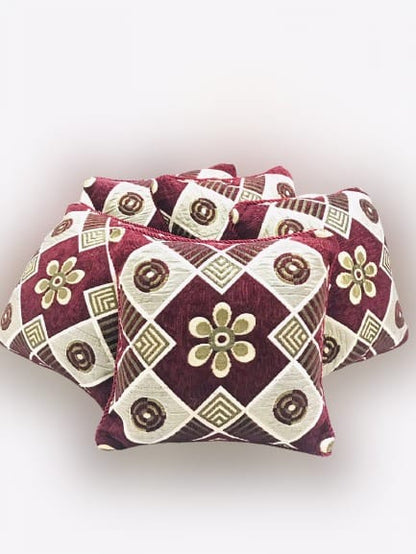 5 Pcs Velvet Cushion Covers Set